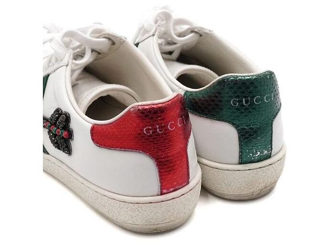 Gucci Sneaker Ace Crystal Arrow da donna - vista 8