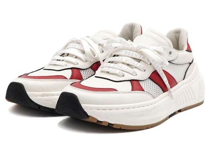Bottega Veneta Sneakers Speedster Mesh basse da donna Rosso - vista 3