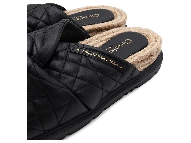 Dior Mule in pelle di agnello nera De-Twist da donna - Ansicht 4