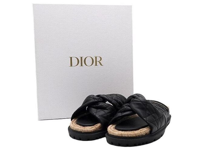 Dior Mule in pelle di agnello nera De-Twist da donna - Ansicht 6