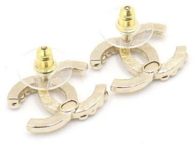 Chanel Orecchini CC Logo con strass Multicolore - vista 3