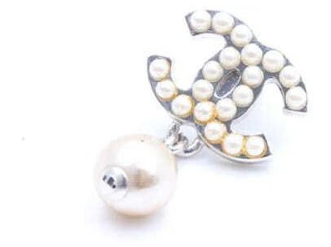Chanel CC Pearl Drop Ohrringe Mehrfarben - Ansicht 2