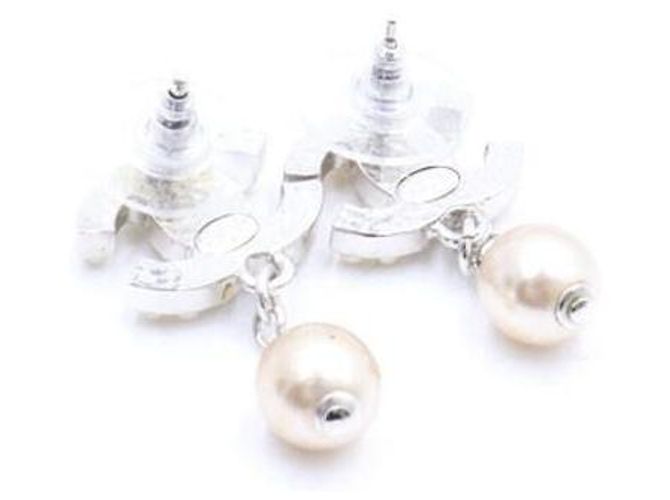 Chanel CC Pearl Drop Ohrringe Mehrfarben - Ansicht 3