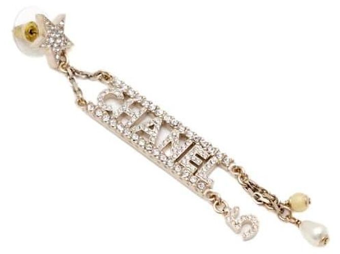 Chanel Orecchini pendenti Crystal Initial Logo Season Multicolore - vista 2