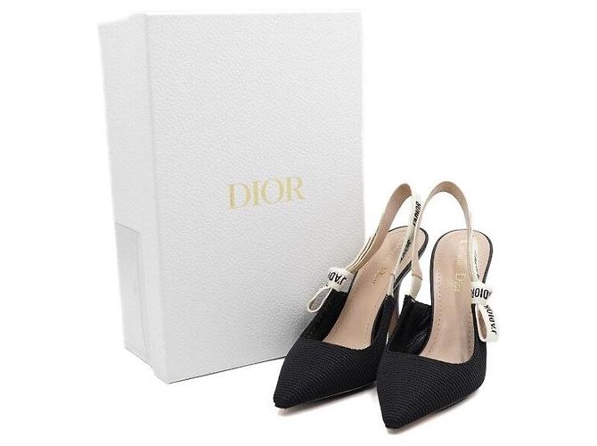Dior Technical Fabric Slingback Pumps Women Shoes - view 7