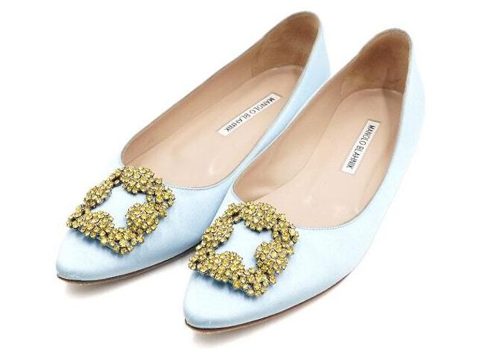 Manolo Blahnik Scarpe basse Blu - vista 3
