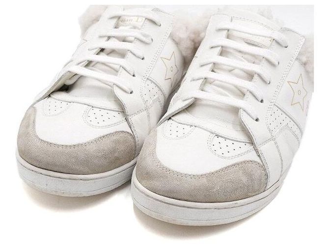 Dior Mules Star de piel de becerro y shearling blanco para mujer - vista 5