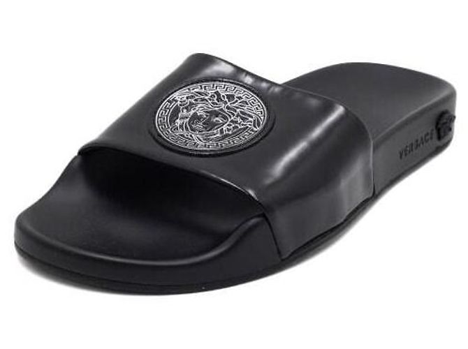 Versace Sandali in pelle Vitello con logo Medusa da donna - vista 2