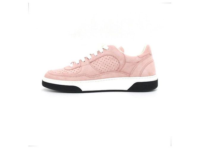 Chanel Sneaker in scamosciato da donna Workshop Collection CC Pink Airforce Rosa - vista 4