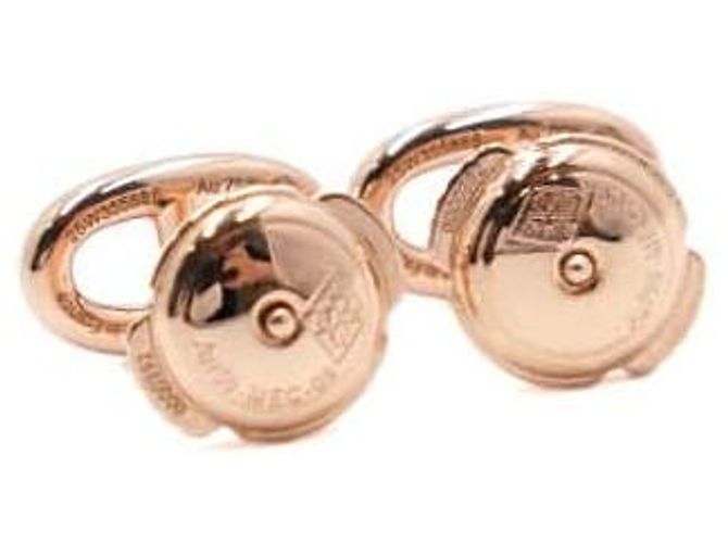 Hermès Pendientes CHAINE DANCRE Blue Stone en oro rosa Azul - vista 4