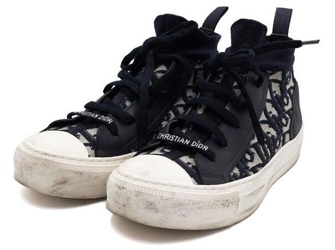 Zapatillas de plataforma Dior Walk'n'Dior Oblique Deep Blue para mujer - vista 3