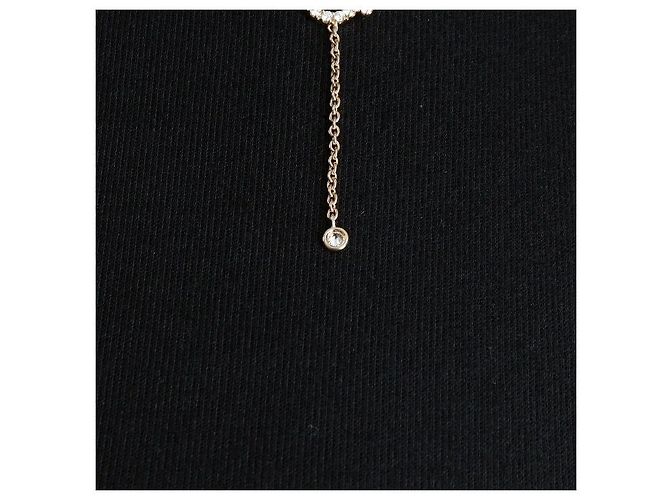 Hermès Collana lariat Finesse in oro rosa e diamanti - vista 3
