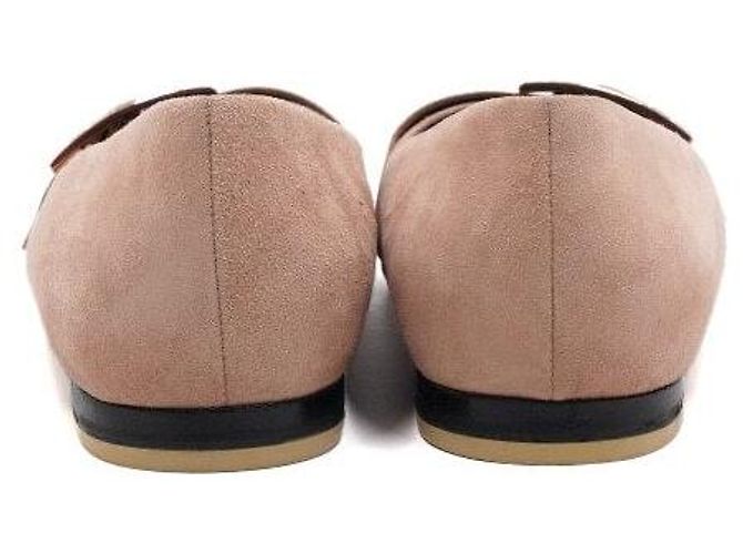 Hermès Ballerine DOUCE in scamosciato rosa - vista 6