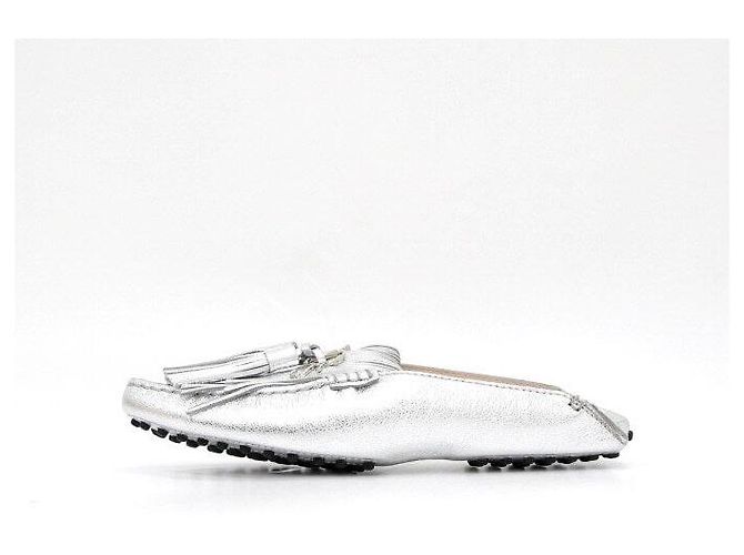 Tod's Mocassini da guida con nappe argentate - vista 4