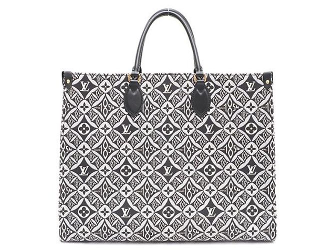Louis Vuitton Borsa Tote e Borsa a Spalla OnTheGo GM Bianco - vista 12