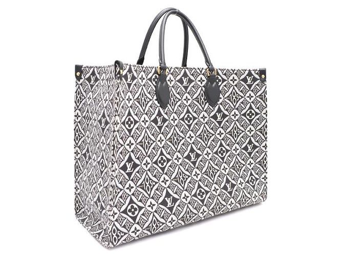 Louis Vuitton Borsa Tote e Borsa a Spalla OnTheGo GM Bianco - vista 13