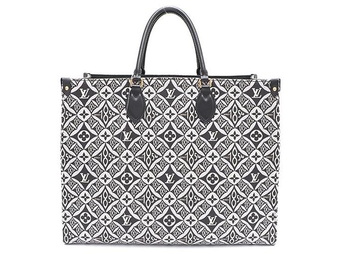 Louis Vuitton Borsa Tote e Borsa a Spalla OnTheGo GM Bianco - vista 14
