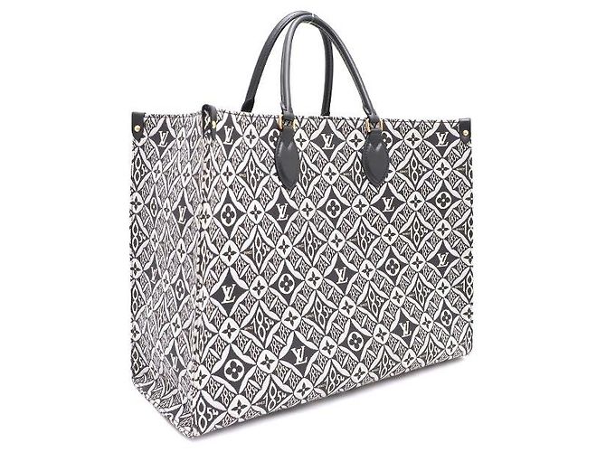 Louis Vuitton Borsa Tote e Borsa a Spalla OnTheGo GM Bianco - vista 2