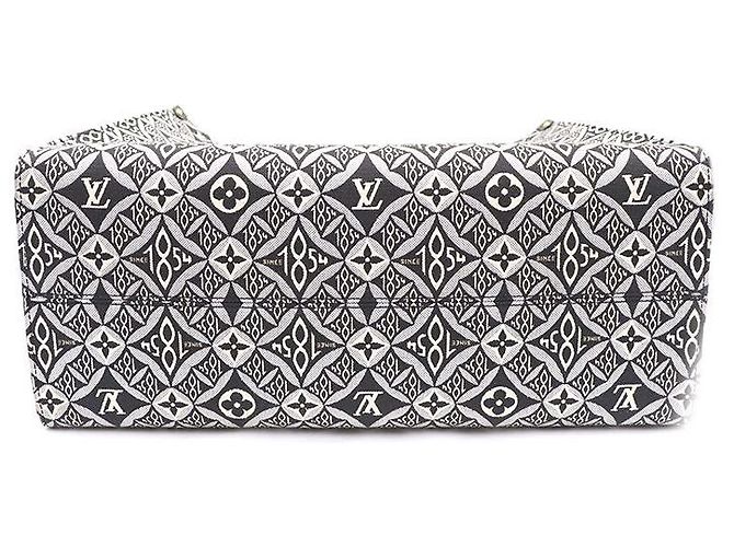 Louis Vuitton Borsa Tote e Borsa a Spalla OnTheGo GM Bianco - vista 8