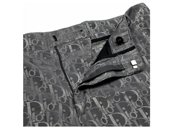 Dior Pantaloncini in seta Oblique Marrone - vista 4