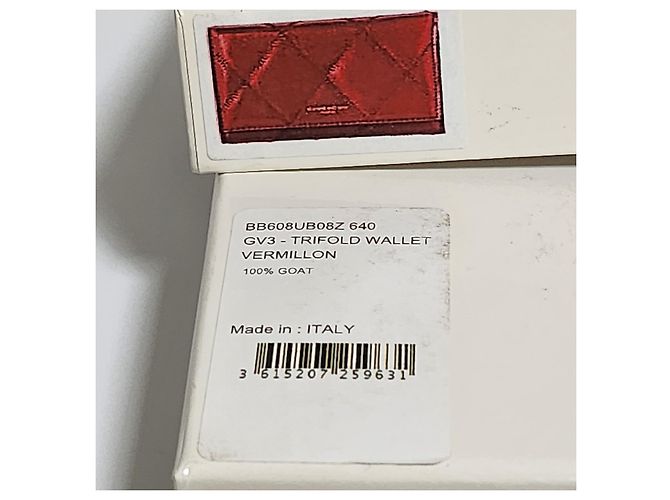 Givenchy Cartera Logo para Mujer Roja OS - vista 9