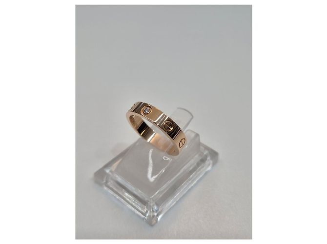 Cartier Love Ring Roségold Größe Diamantring Komplettset Pink - Ansicht 11