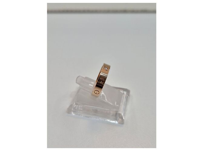 Cartier Love Ring Roségold Größe Diamantring Komplettset Pink - Ansicht 14