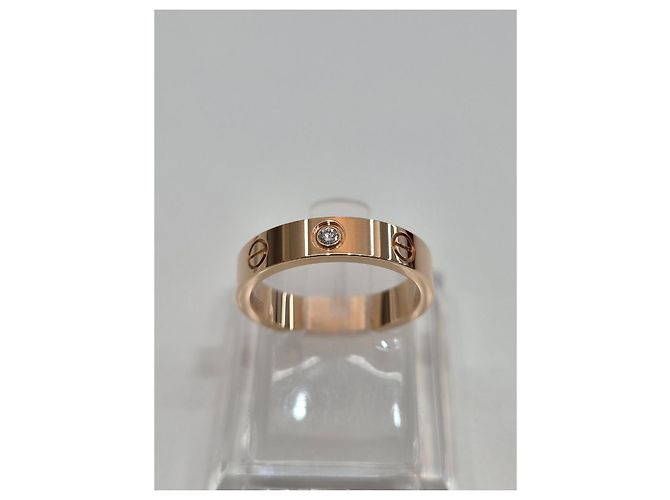 Cartier Love Ring Roségold Größe Diamantring Komplettset Pink - Ansicht 3