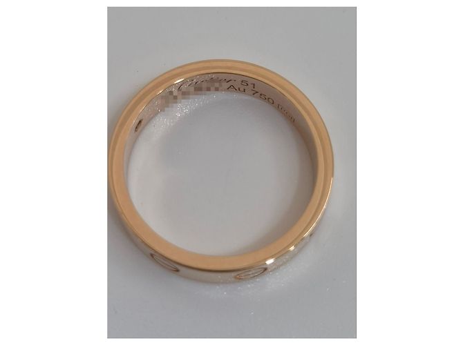 Cartier Love Ring Roségold Größe Diamantring Komplettset Pink - Ansicht 6