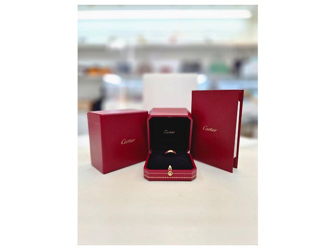 Cartier Love Ring Roségold Größe Diamantring Komplettset Pink - Ansicht 7