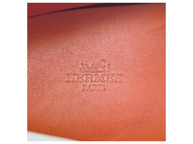 Hermès Mocassino da guida Bianco - vista 7