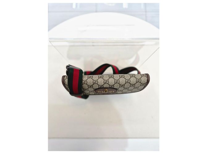 Gucci Vintage Supreme Web Hip Pack Gürteltasche Braun - Ansicht 11
