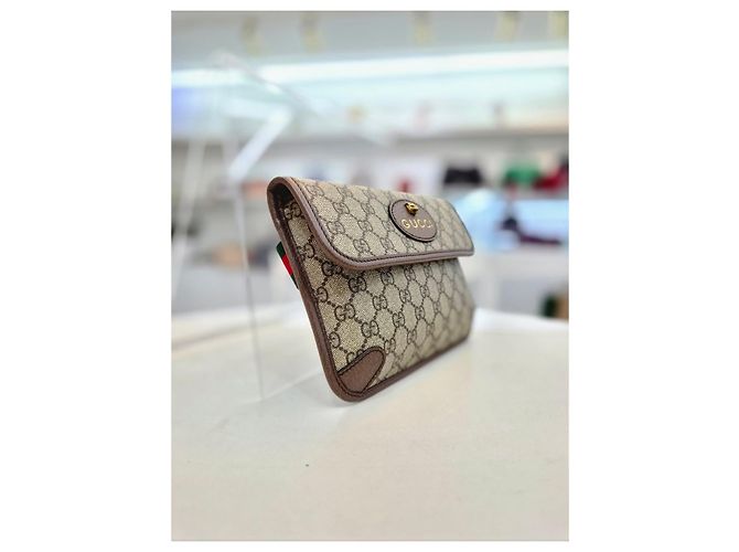Gucci Vintage Supreme Web Hip Pack Gürteltasche Braun - Ansicht 13