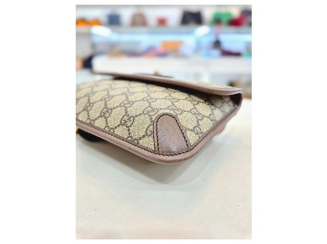 Gucci Vintage Supreme Web Hip Pack Gürteltasche Braun - Ansicht 16