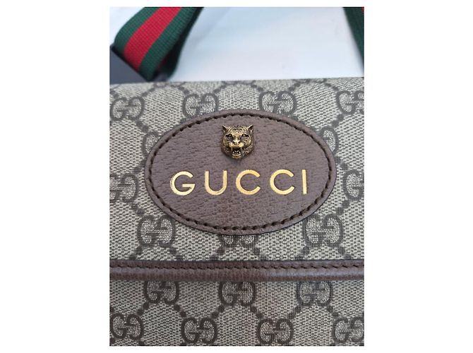 Gucci Vintage Supreme Web Hip Pack Gürteltasche Braun - Ansicht 18