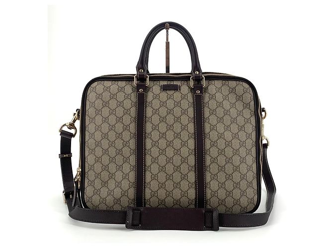 Gucci Valigetta e borsa tote in PVC, borsa a tracolla Marrone - vista 10