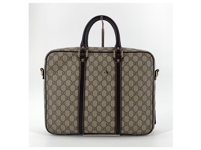 Gucci Valigetta e borsa tote in PVC, borsa a tracolla Marrone - vista 12