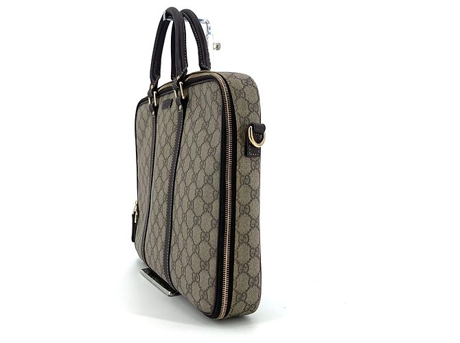 Gucci Valigetta e borsa tote in PVC, borsa a tracolla Marrone - vista 13