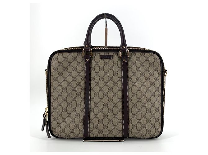 Gucci Valigetta e borsa tote in PVC, borsa a tracolla Marrone - vista 2