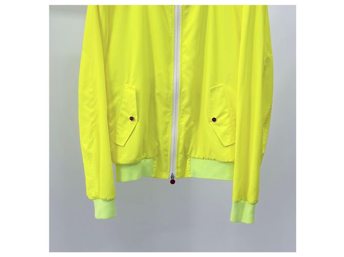 Kiton Nylon-Bomberjacke mit Stehkragen Gelb - Ansicht 3