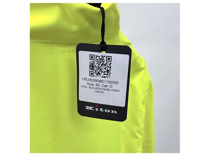 Kiton Nylon-Bomberjacke mit Stehkragen Gelb - Ansicht 6