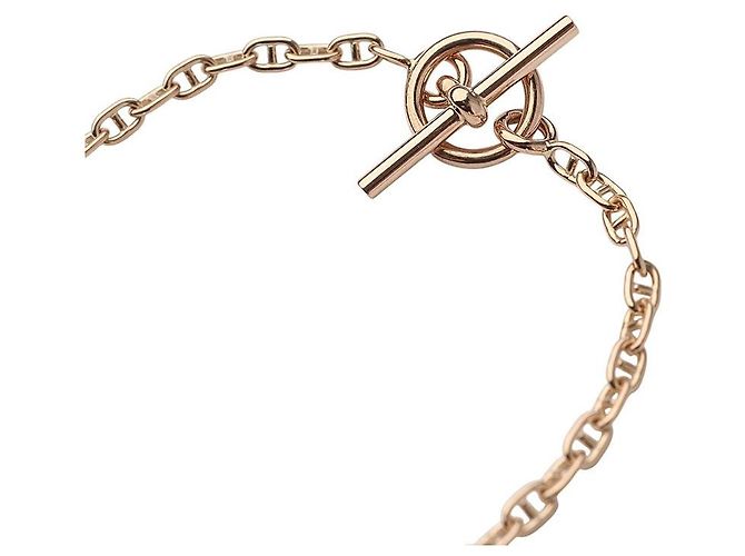 Hermès Bracciale Chandal Diamond SH Rose Gold Blue Stone Rosa - vista 4
