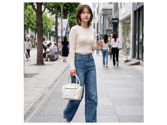 Bottega Veneta Mini borsa a tracolla White Arco Intrecciato Bianco - vista 7