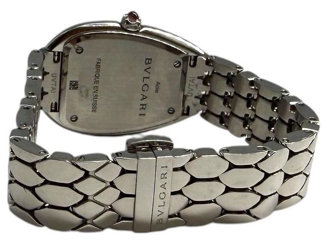 Bulgari Serpenti Seduttori Diamond Steel Uhr Silber - Ansicht 5
