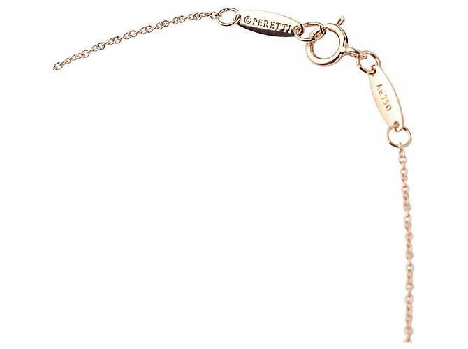Tiffany & Co Collar Open Heart Elsa Peretti en oro rosa - vista 5