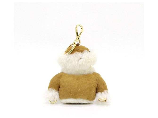 Prada Portachiavi e charm per borsa in shearling Soft Robot Multicolore - vista 4