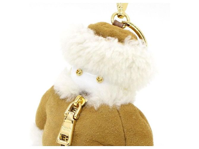 Prada Portachiavi e charm per borsa in shearling Soft Robot Multicolore - vista 5