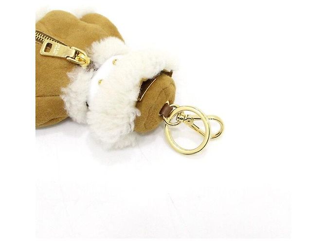 Prada Portachiavi e charm per borsa in shearling Soft Robot Multicolore - vista 7