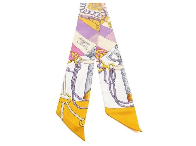 Hermès Pañuelo de seda para mujer Clickity Twilly Multicolor - vista 2