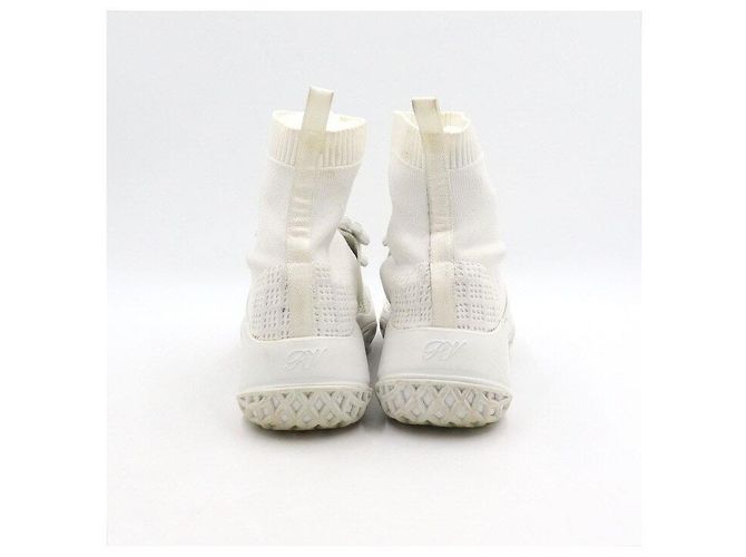 Roger Vivier Zapatillas Runner Square Crystal White para Mujer - vista 6